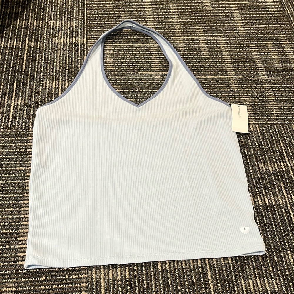 Cute blue American Eagle halter tank top